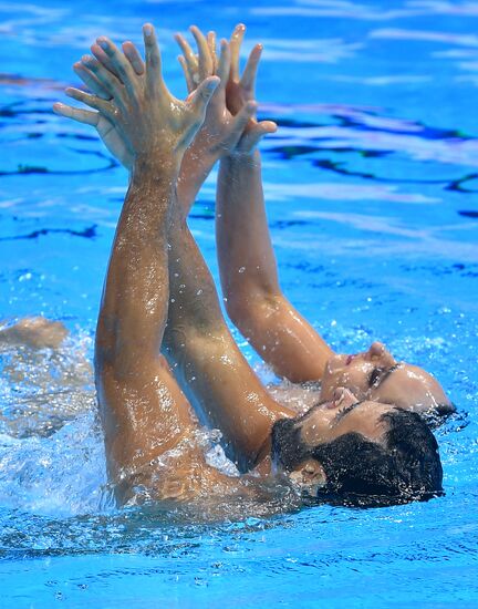 Чемпионат мира FINA 2019. Синхронное плавание. Смешанный дуэт. Техническая программа
