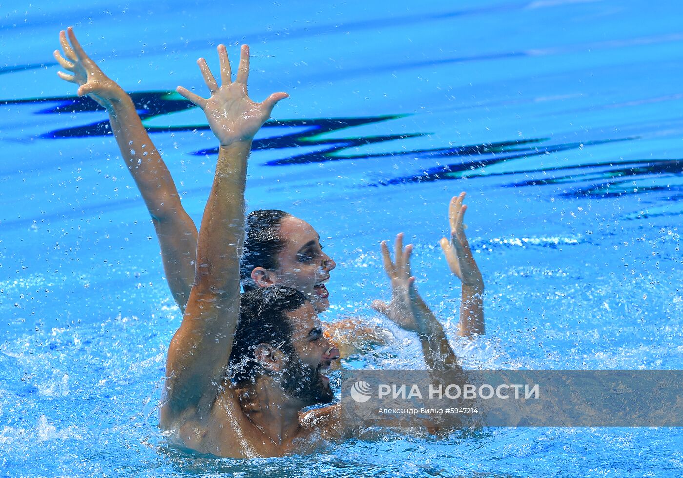 Чемпионат мира FINA 2019. Синхронное плавание. Смешанный дуэт. Техническая программа