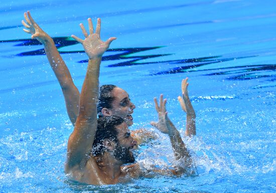 Чемпионат мира FINA 2019. Синхронное плавание. Смешанный дуэт. Техническая программа