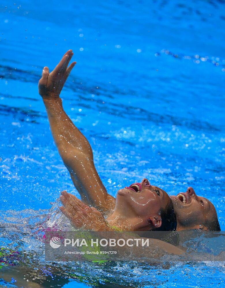 Чемпионат мира FINA 2019. Синхронное плавание. Смешанный дуэт. Техническая программа