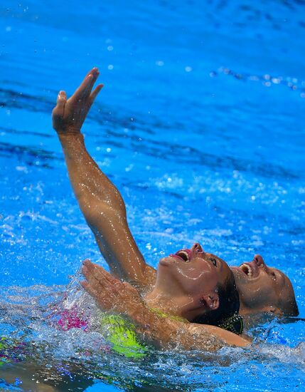 Чемпионат мира FINA 2019. Синхронное плавание. Смешанный дуэт. Техническая программа