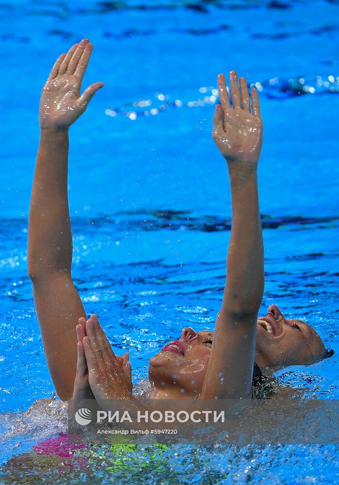 Чемпионат мира FINA 2019. Синхронное плавание. Смешанный дуэт. Техническая программа