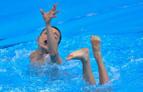 Чемпионат мира FINA 2019. Синхронное плавание. Смешанный дуэт. Техническая программа