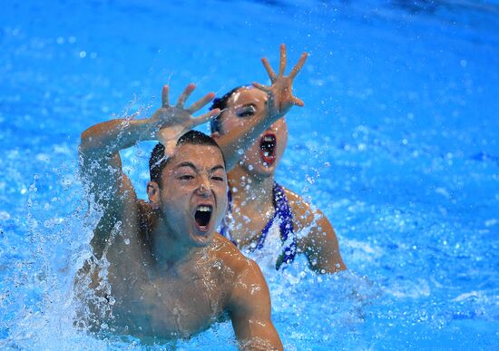 Чемпионат мира FINA 2019. Синхронное плавание. Смешанный дуэт. Техническая программа