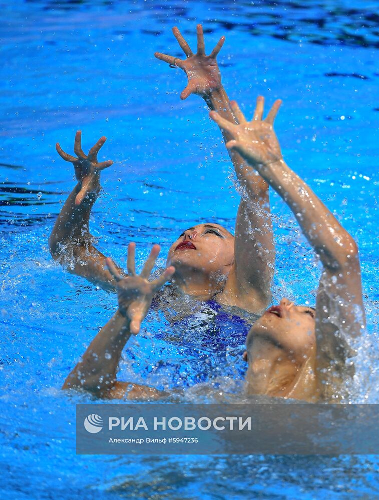 Чемпионат мира FINA 2019. Синхронное плавание. Смешанный дуэт. Техническая программа