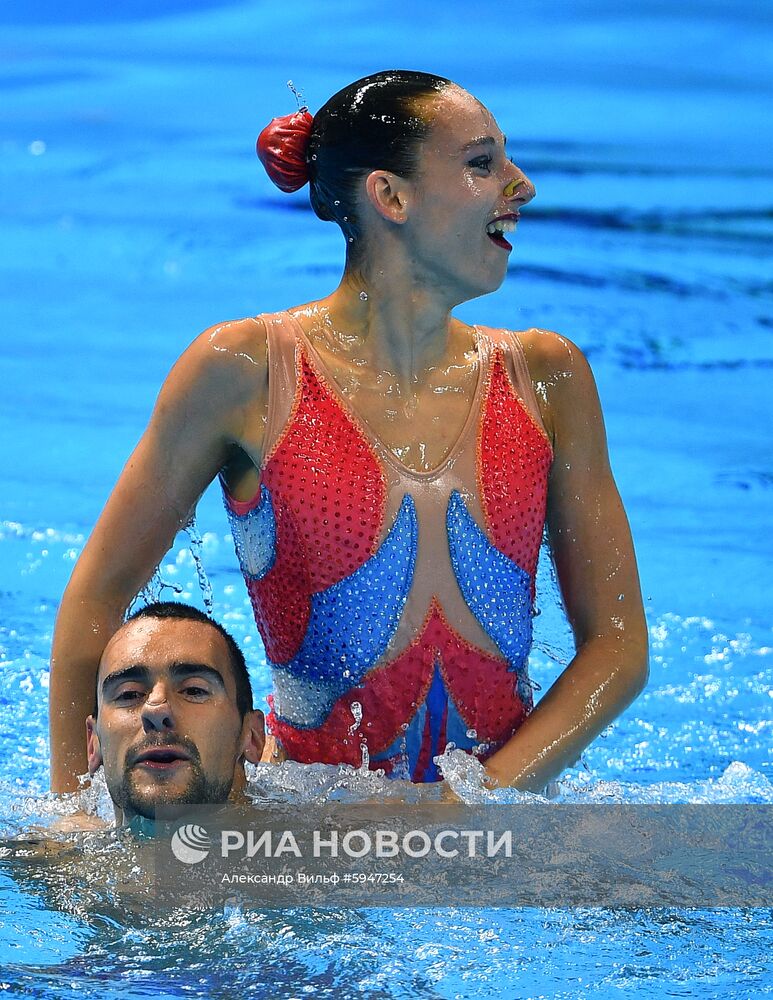 Чемпионат мира FINA 2019. Синхронное плавание. Смешанный дуэт. Техническая программа