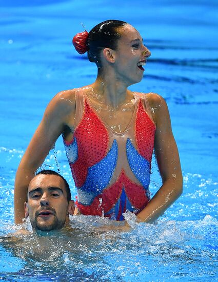 Чемпионат мира FINA 2019. Синхронное плавание. Смешанный дуэт. Техническая программа