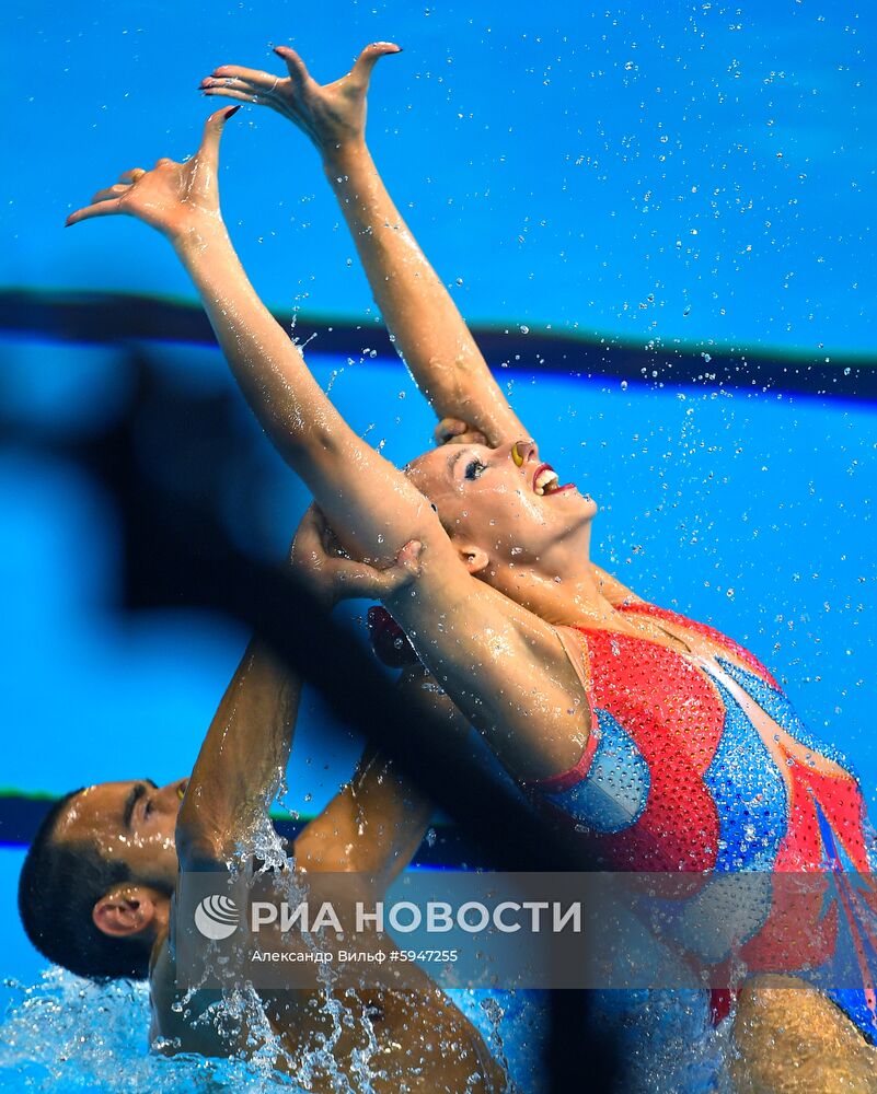 Чемпионат мира FINA 2019. Синхронное плавание. Смешанный дуэт. Техническая программа