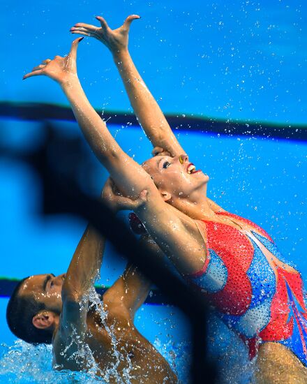 Чемпионат мира FINA 2019. Синхронное плавание. Смешанный дуэт. Техническая программа