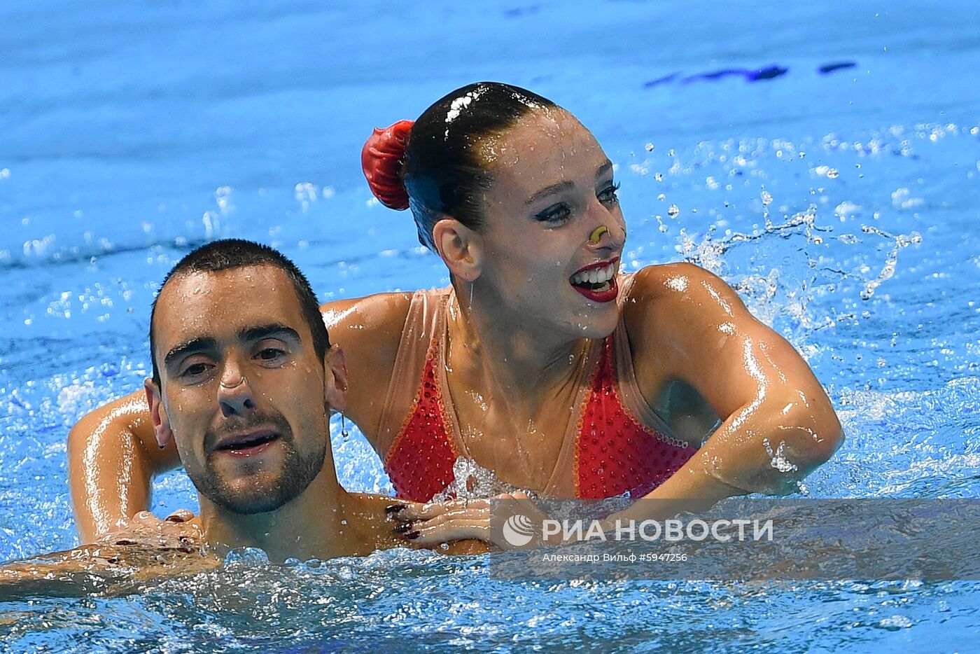 Чемпионат мира FINA 2019. Синхронное плавание. Смешанный дуэт. Техническая программа