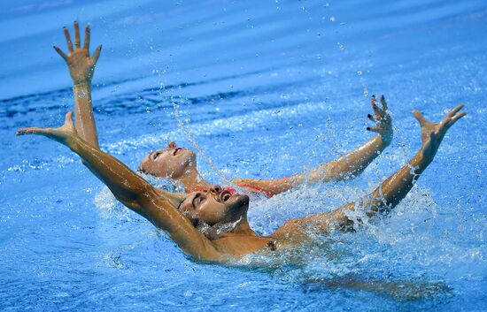 Чемпионат мира FINA 2019. Синхронное плавание. Смешанный дуэт. Техническая программа