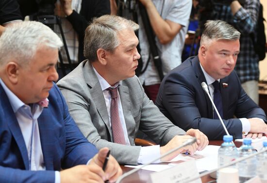 Встреча депутатов Госдумы РФ с делегацией из Грузии 
