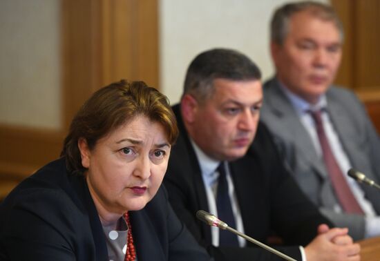 Встреча депутатов Госдумы РФ с делегацией из Грузии 