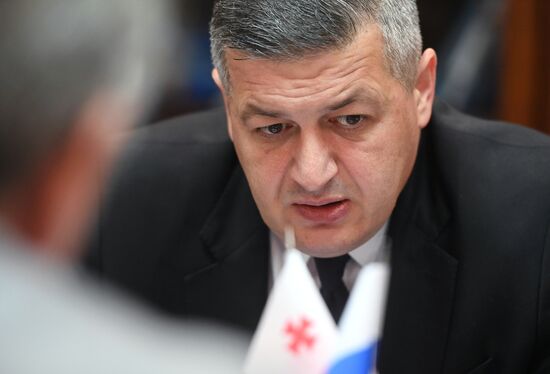 Встреча депутатов Госдумы РФ с делегацией из Грузии 