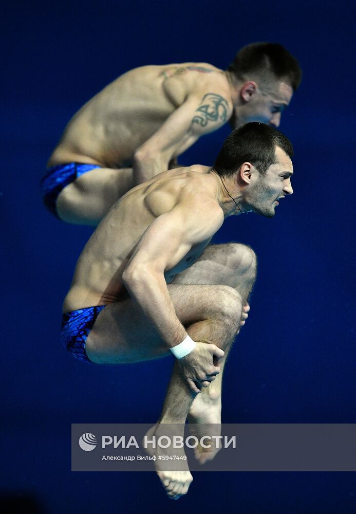 Чемпионат мира FINA 2019. Синхронные прыжки в воду. Мужчины. Вышка 10 м