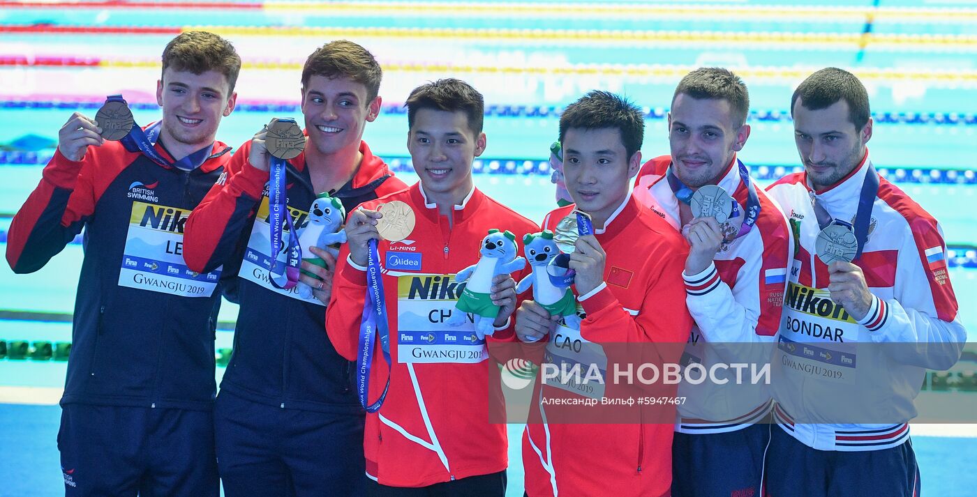 Чемпионат мира FINA 2019. Синхронные прыжки в воду. Мужчины. Вышка 10 м