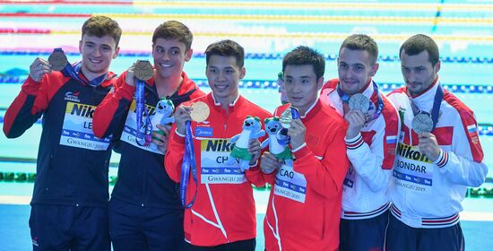 Чемпионат мира FINA 2019. Синхронные прыжки в воду. Мужчины. Вышка 10 м