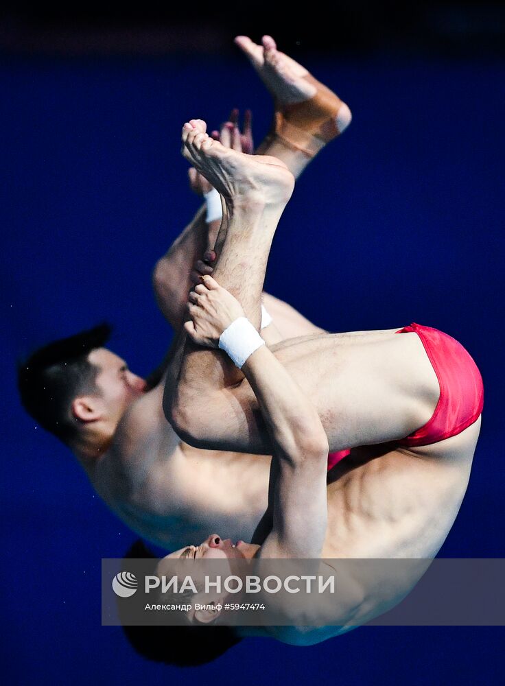 Чемпионат мира FINA 2019. Синхронные прыжки в воду. Мужчины. Вышка 10 м