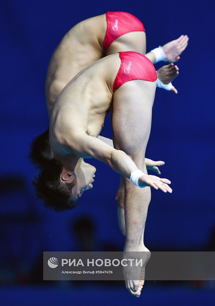 Чемпионат мира FINA 2019. Синхронные прыжки в воду. Мужчины. Вышка 10 м