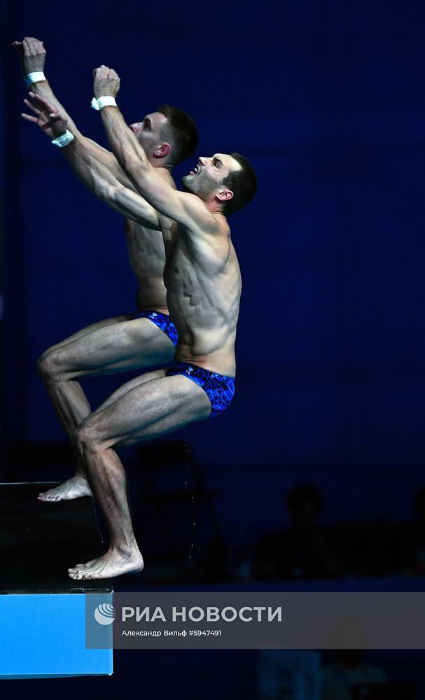 Чемпионат мира FINA 2019. Синхронные прыжки в воду. Мужчины. Вышка 10 м