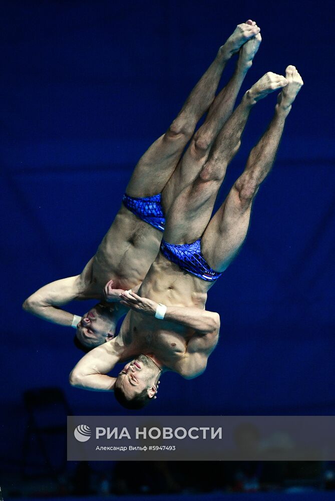 Чемпионат мира FINA 2019. Синхронные прыжки в воду. Мужчины. Вышка 10 м