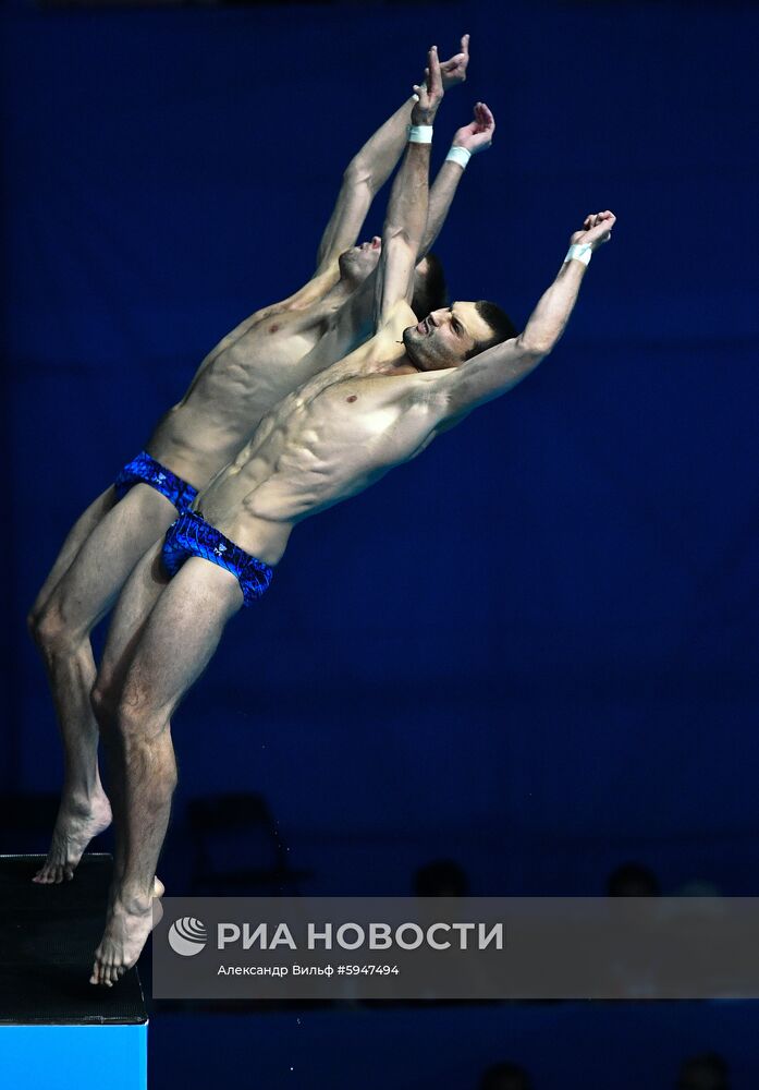 Чемпионат мира FINA 2019. Синхронные прыжки в воду. Мужчины. Вышка 10 м