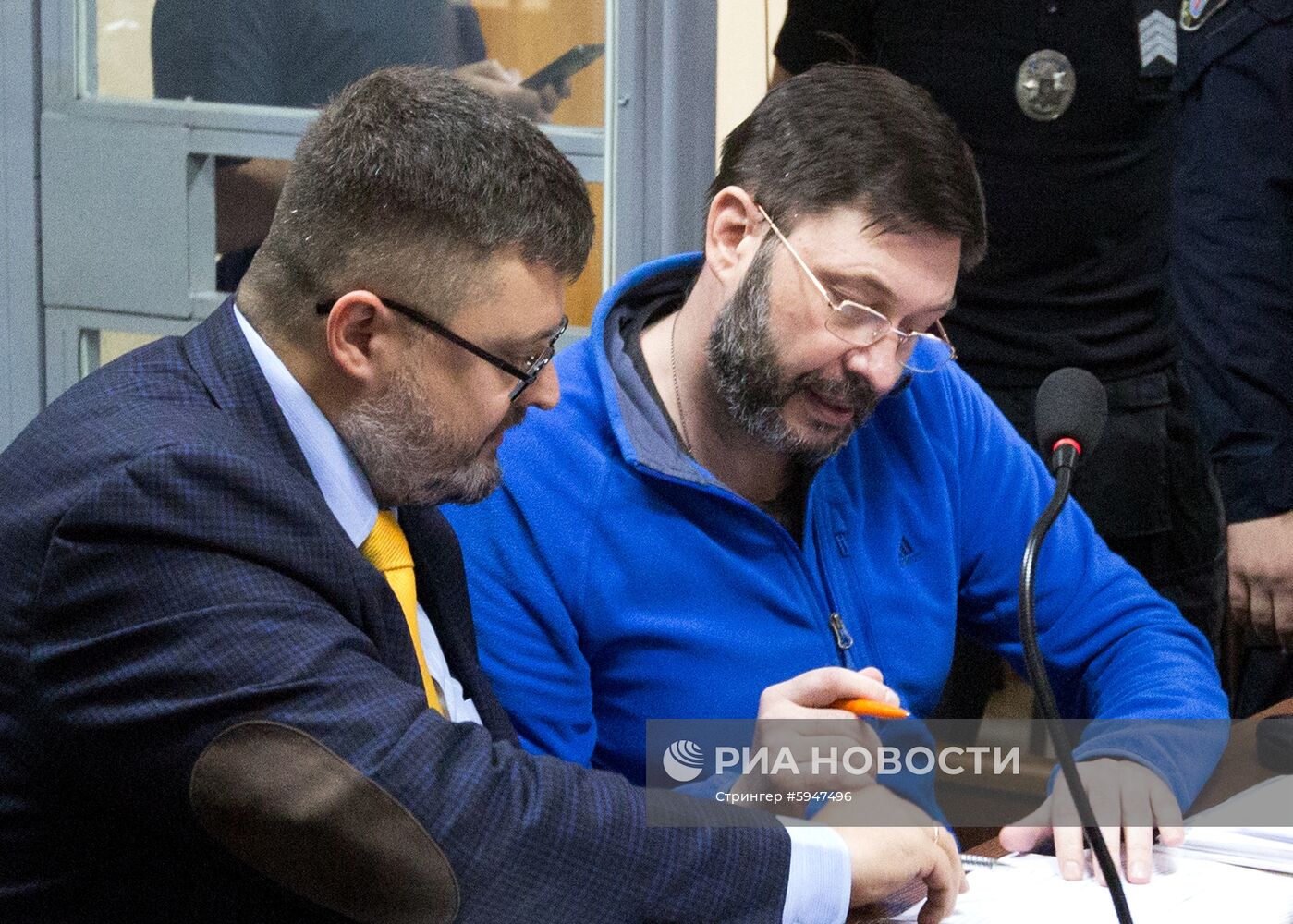 Суд по делу журналиста К. Вышинского в Киеве
