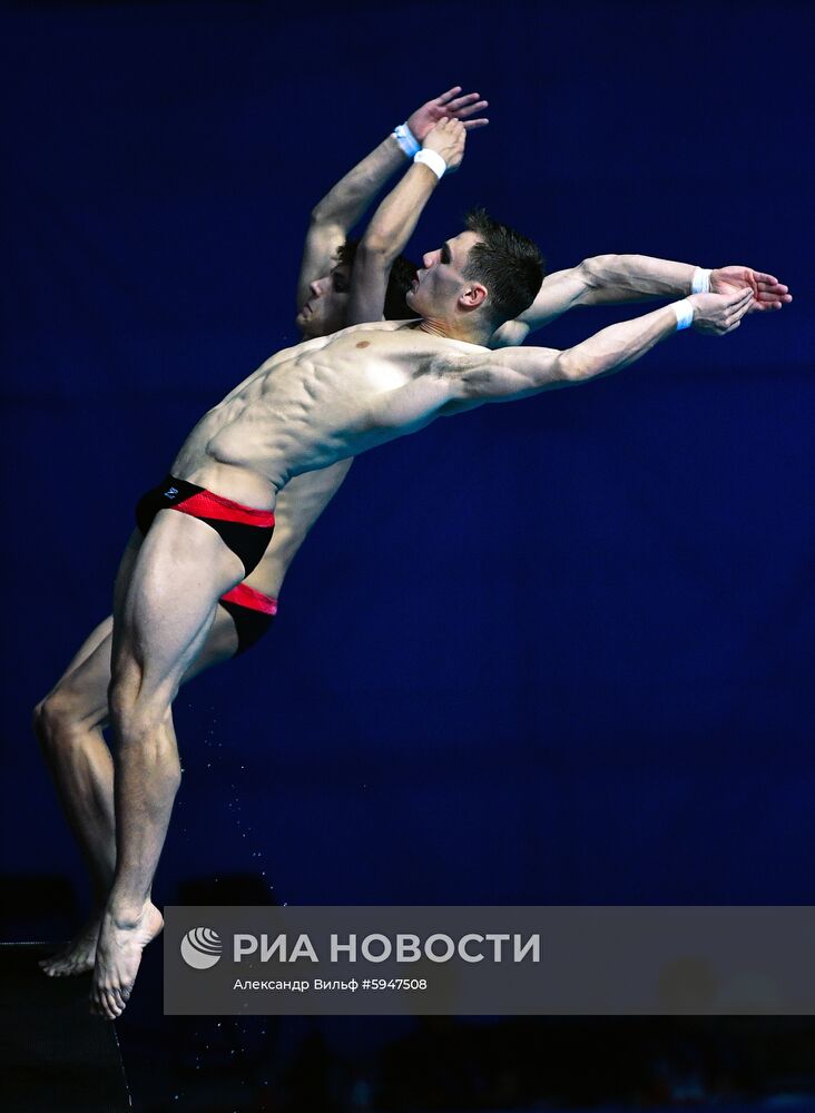 Чемпионат мира FINA 2019. Синхронные прыжки в воду. Мужчины. Вышка 10 м