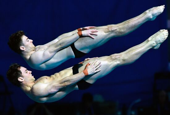 Чемпионат мира FINA 2019. Синхронные прыжки в воду. Мужчины. Вышка 10 м