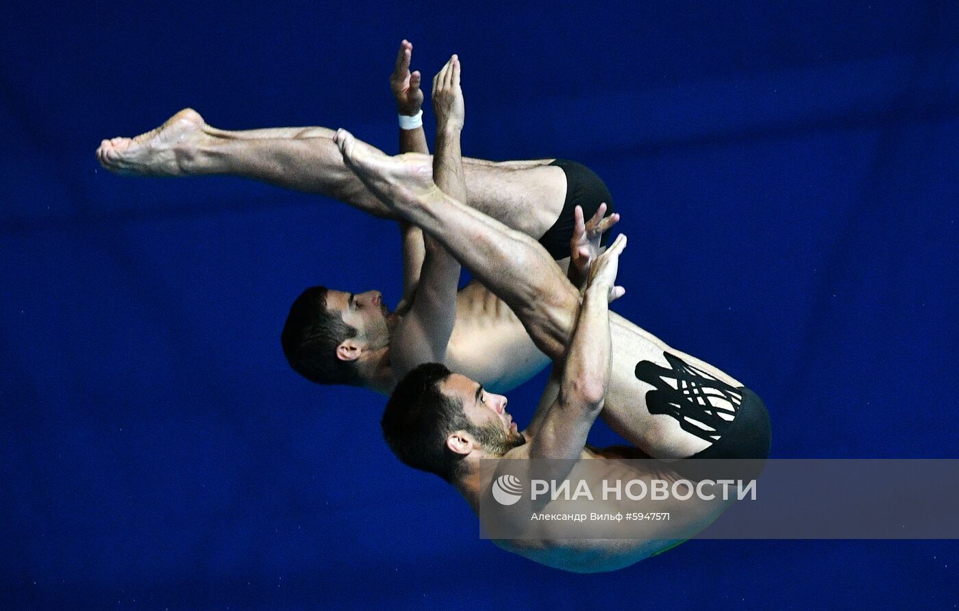 Чемпионат мира FINA 2019. Синхронные прыжки в воду. Мужчины. Вышка 10 м