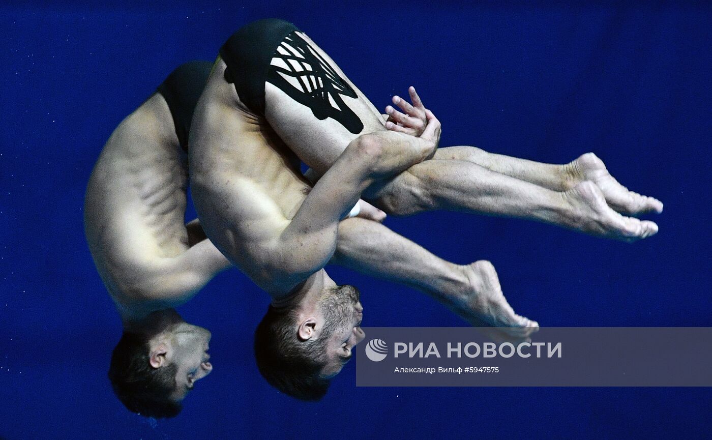 Чемпионат мира FINA 2019. Синхронные прыжки в воду. Мужчины. Вышка 10 м