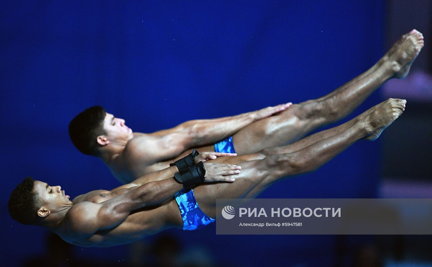 Чемпионат мира FINA 2019. Синхронные прыжки в воду. Мужчины. Вышка 10 м