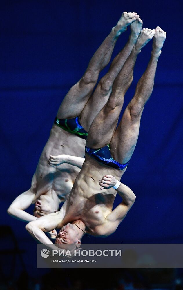 Чемпионат мира FINA 2019. Синхронные прыжки в воду. Мужчины. Вышка 10 м