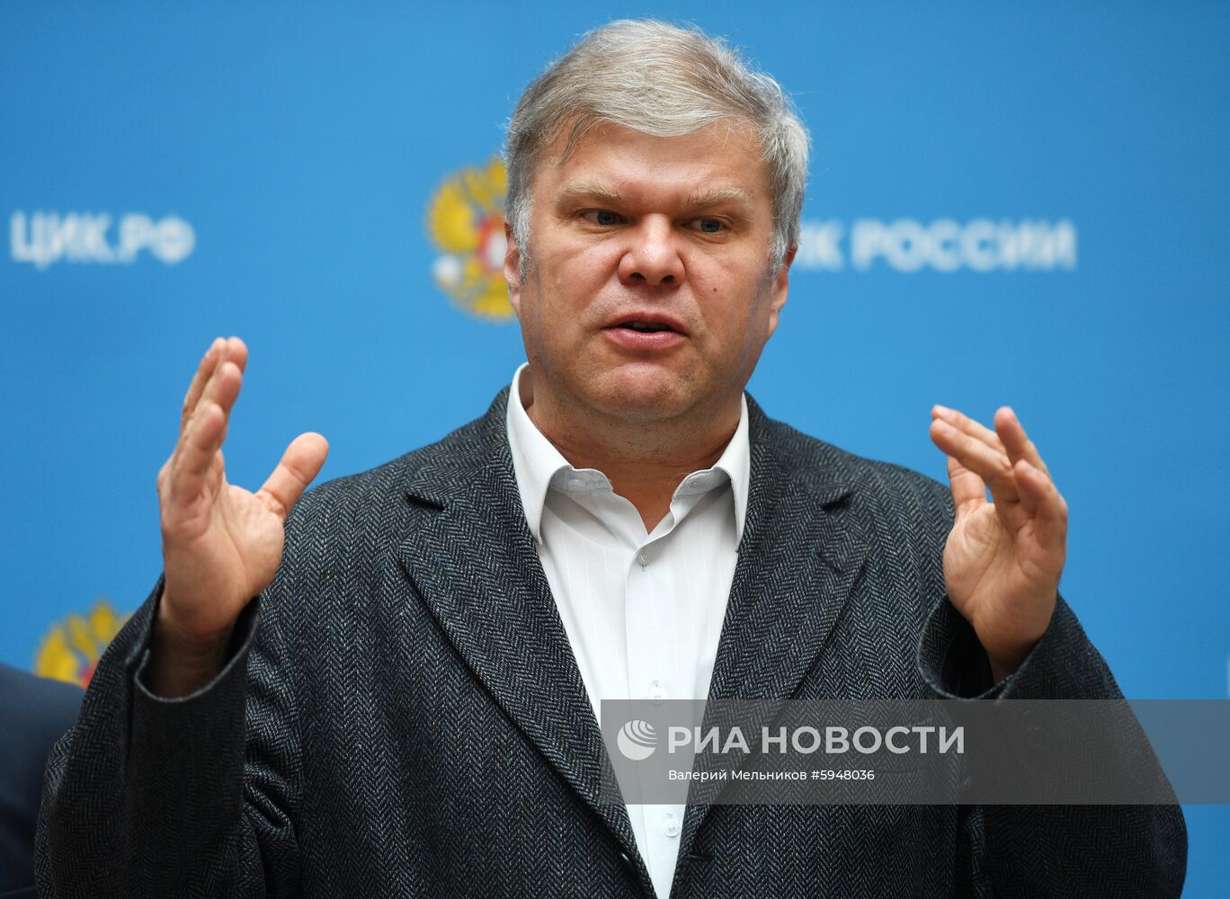 Брифинг представителей ЦИК России и кандидатов в депутаты на выборах в Мосгордуму седьмого созыва