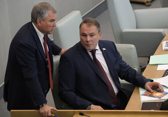 Пленарное заседание Госдумы РФ