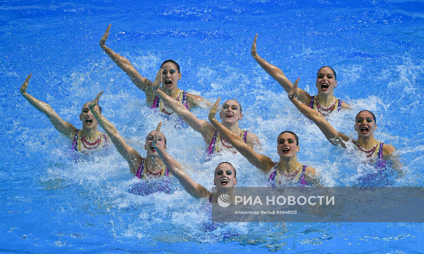 Чемпионат мира FINA 2019. Синхронное плавание. Группы. Техническая программа