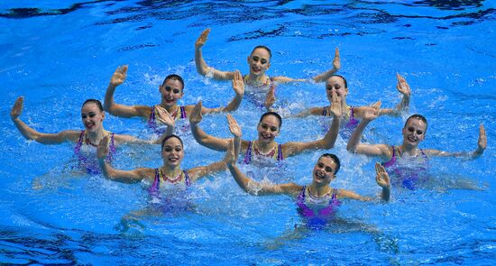 Чемпионат мира FINA 2019. Синхронное плавание. Группы. Техническая программа