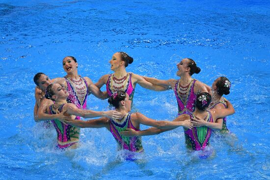 Чемпионат мира FINA 2019. Синхронное плавание. Группы. Техническая программа