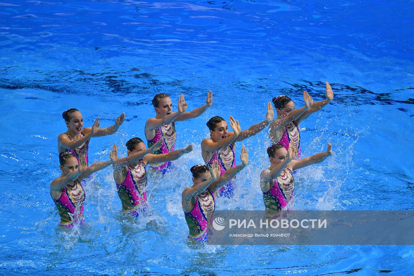 Чемпионат мира FINA 2019. Синхронное плавание. Группы. Техническая программа