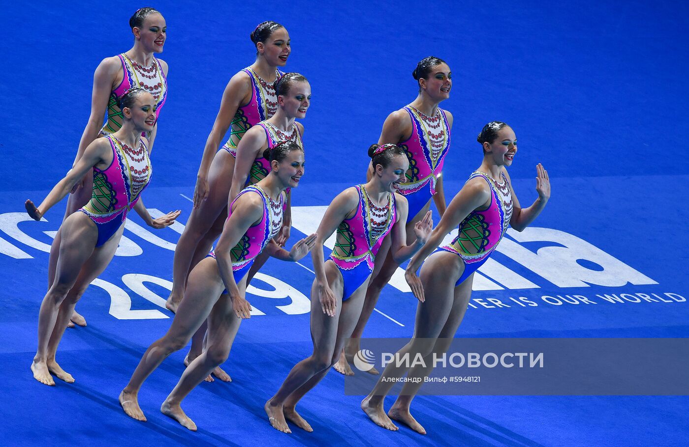 Чемпионат мира FINA 2019. Синхронное плавание. Группы. Техническая программа