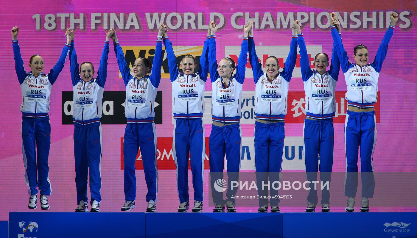 Чемпионат мира FINA 2019. Синхронное плавание. Группы. Техническая программа