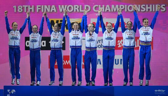 Чемпионат мира FINA 2019. Синхронное плавание. Группы. Техническая программа