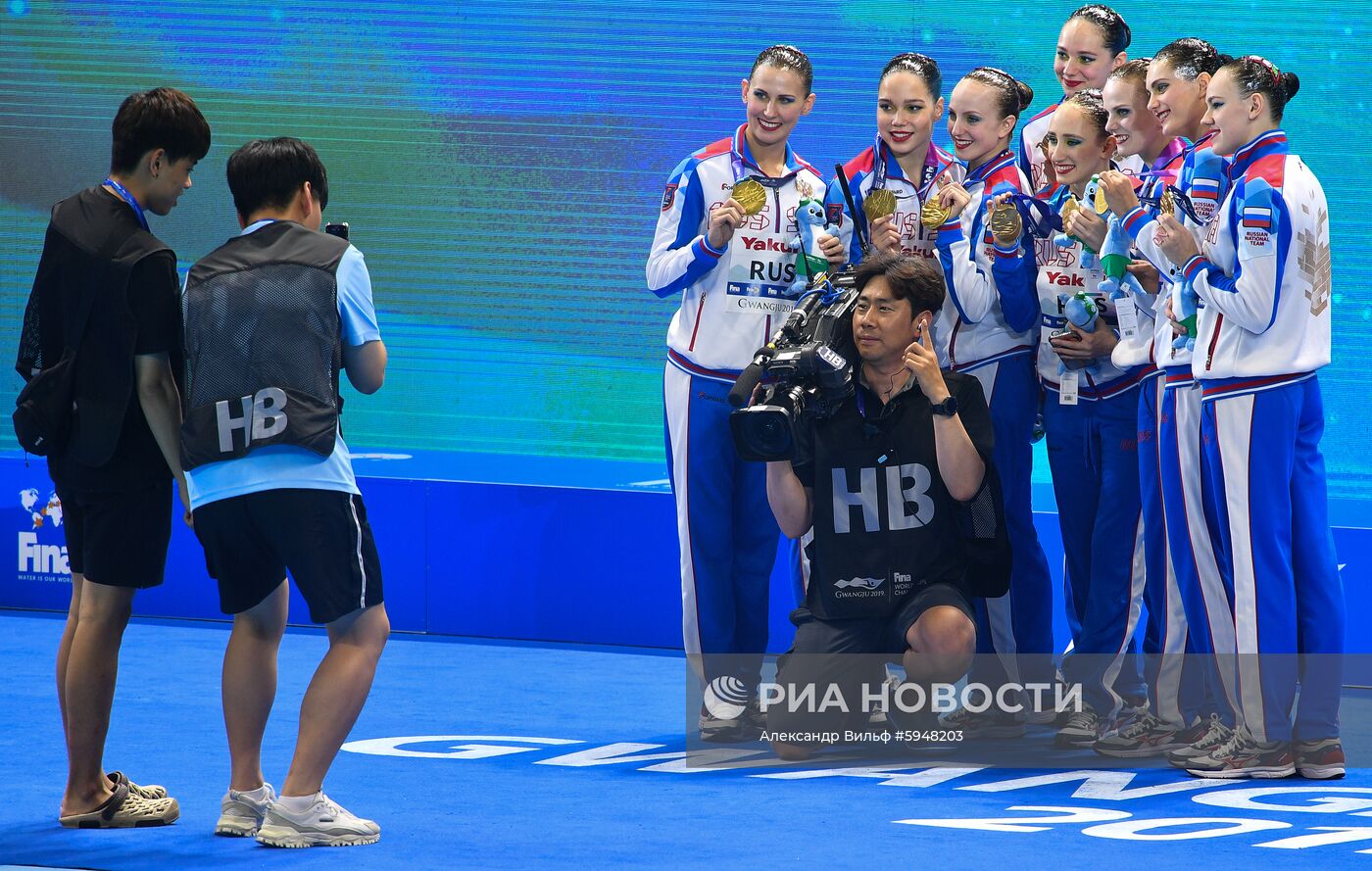 Чемпионат мира FINA 2019. Синхронное плавание. Группы. Техническая программа