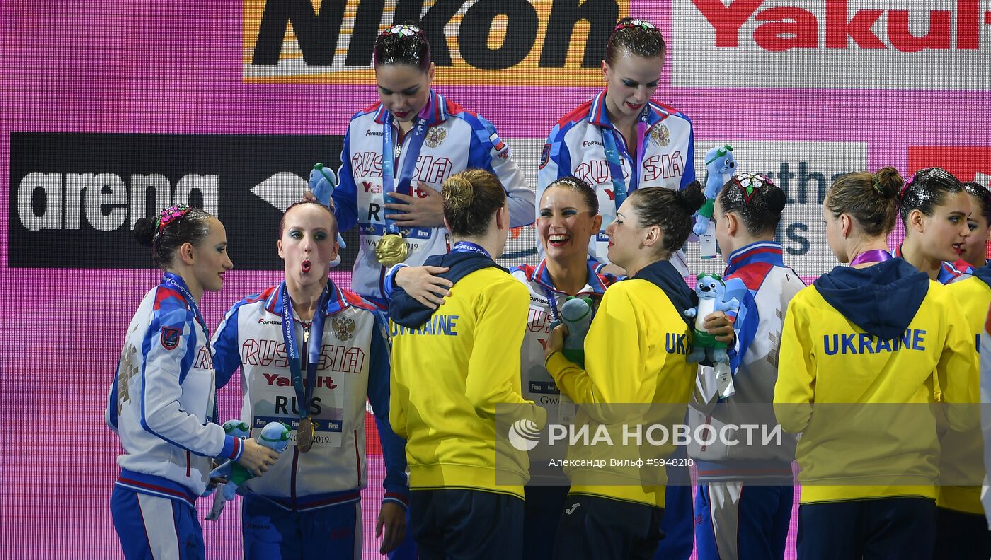 Чемпионат мира FINA 2019. Синхронное плавание. Группы. Техническая программа