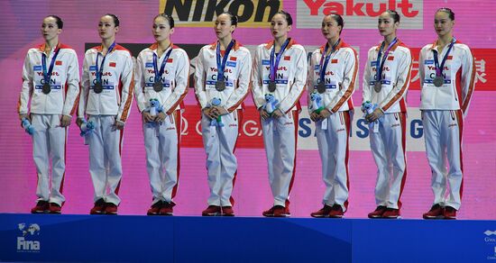 Чемпионат мира FINA 2019. Синхронное плавание. Группы. Техническая программа