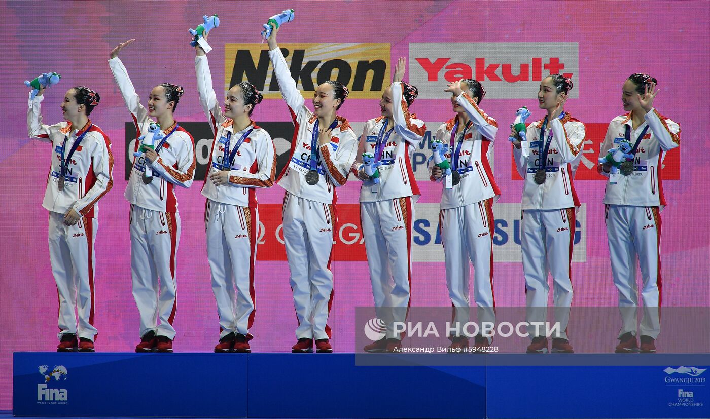 Чемпионат мира FINA 2019. Синхронное плавание. Группы. Техническая программа