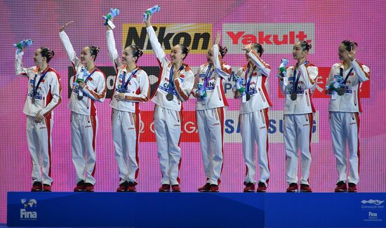 Чемпионат мира FINA 2019. Синхронное плавание. Группы. Техническая программа