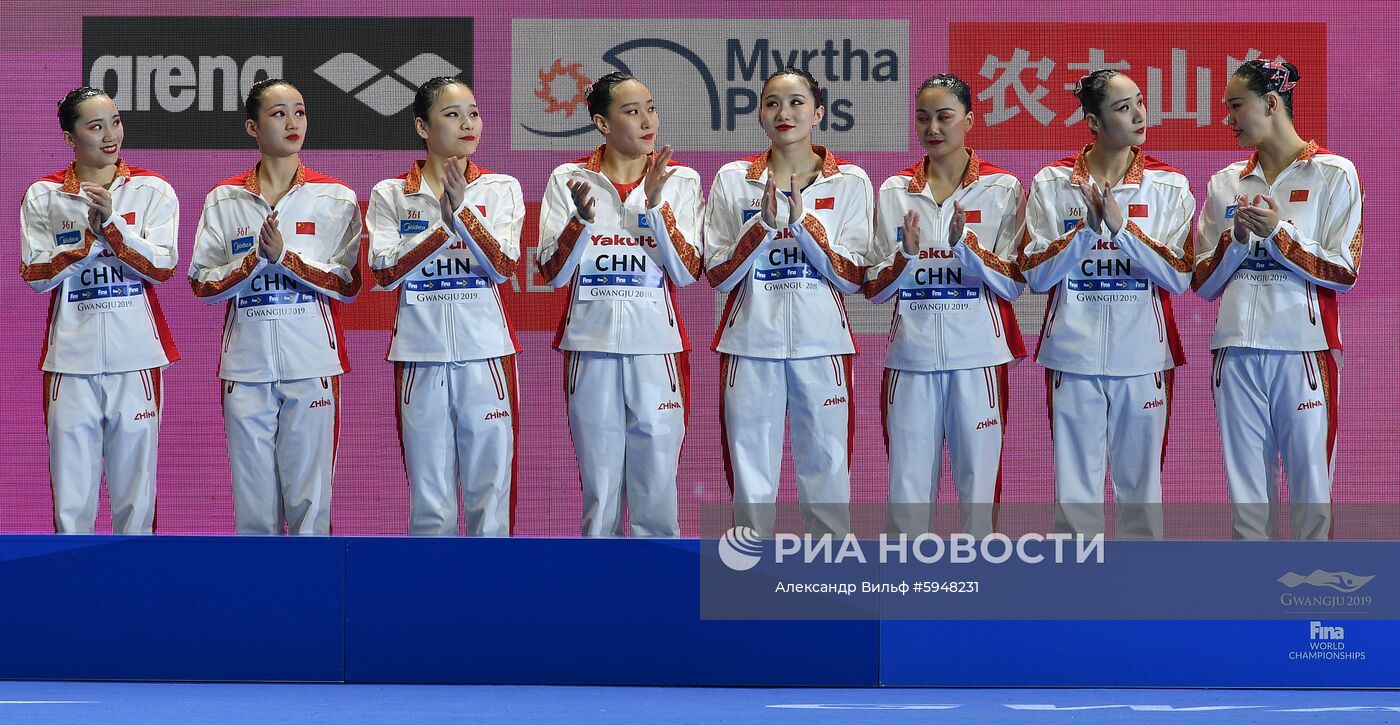 Чемпионат мира FINA 2019. Синхронное плавание. Группы. Техническая программа