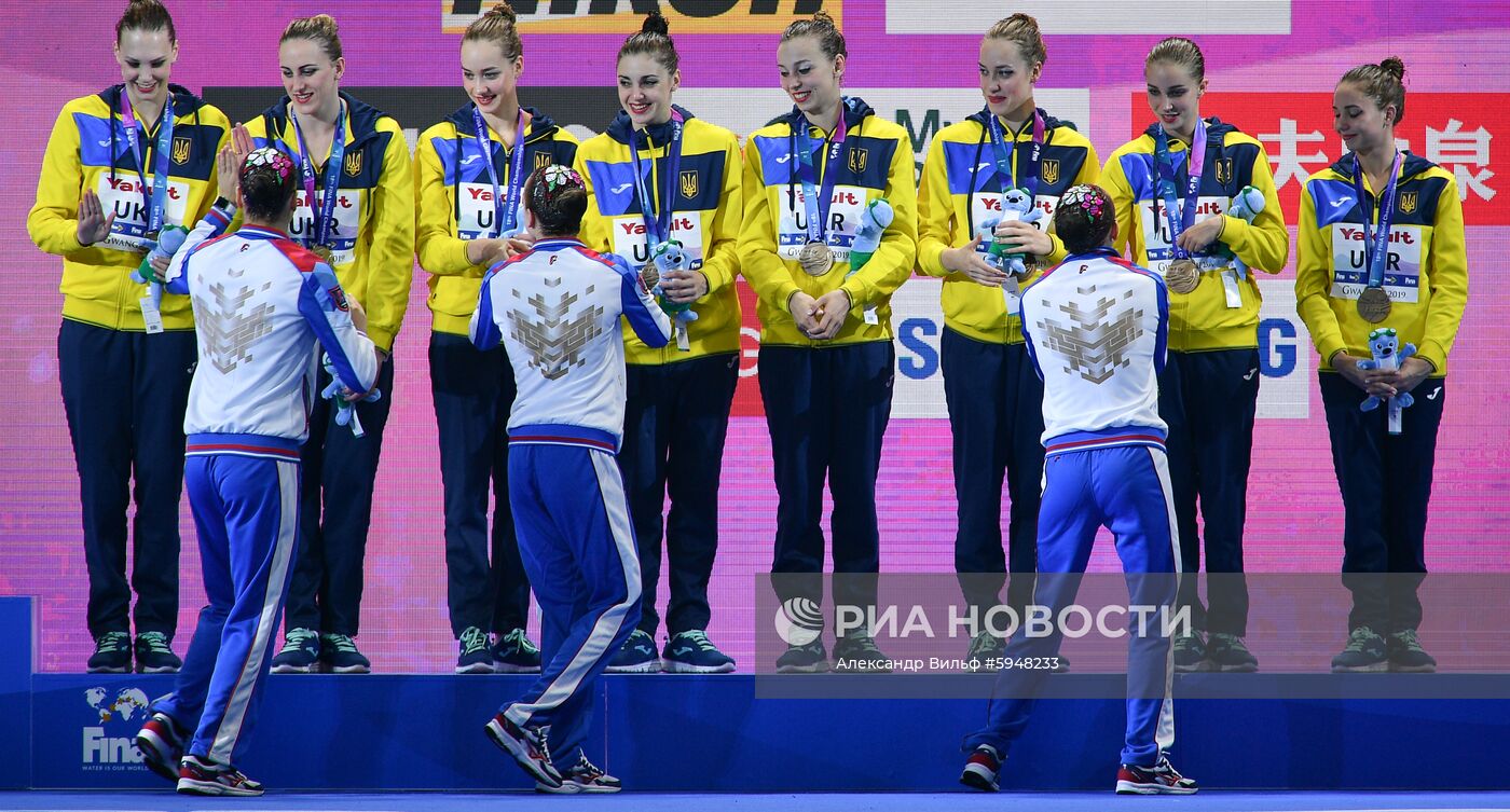 Чемпионат мира FINA 2019. Синхронное плавание. Группы. Техническая программа