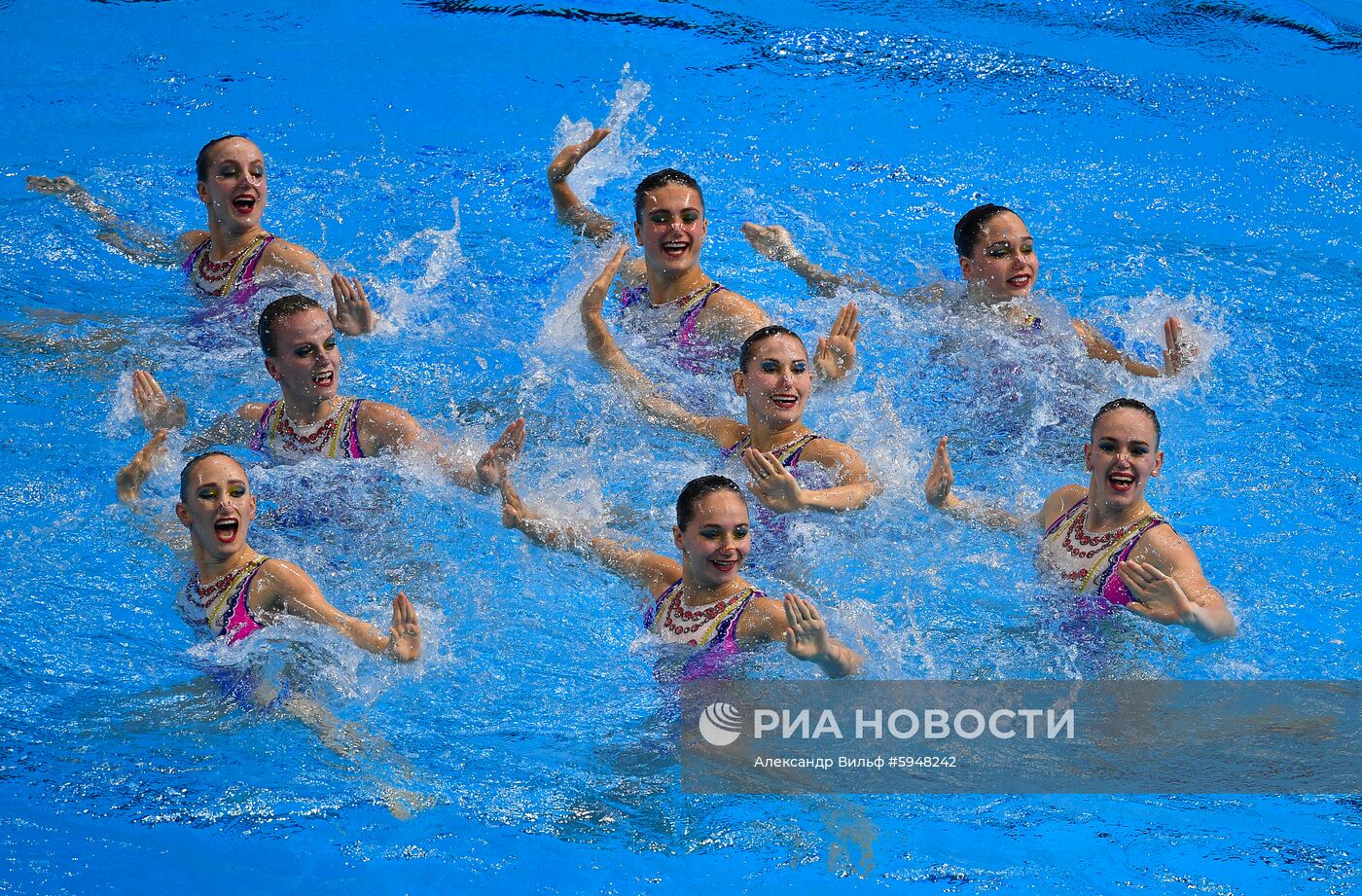 Чемпионат мира FINA 2019. Синхронное плавание. Группы. Техническая программа